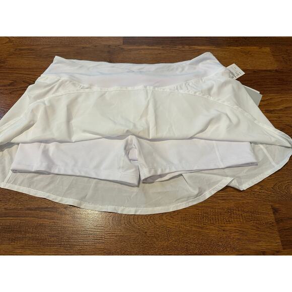 Zella Women's Everyday Tennis Skort White Size XXL โ NWT with Built-In Shorts - Picture 3 of 9